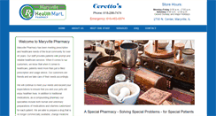 Desktop Screenshot of maryvillepharmacy.com