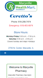 Mobile Screenshot of maryvillepharmacy.com